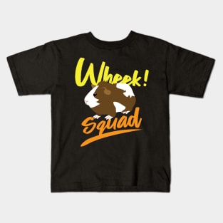 Wheek Squad Gift for Guinea Pig Lovers Cute Guinea Pig Kids T-Shirt